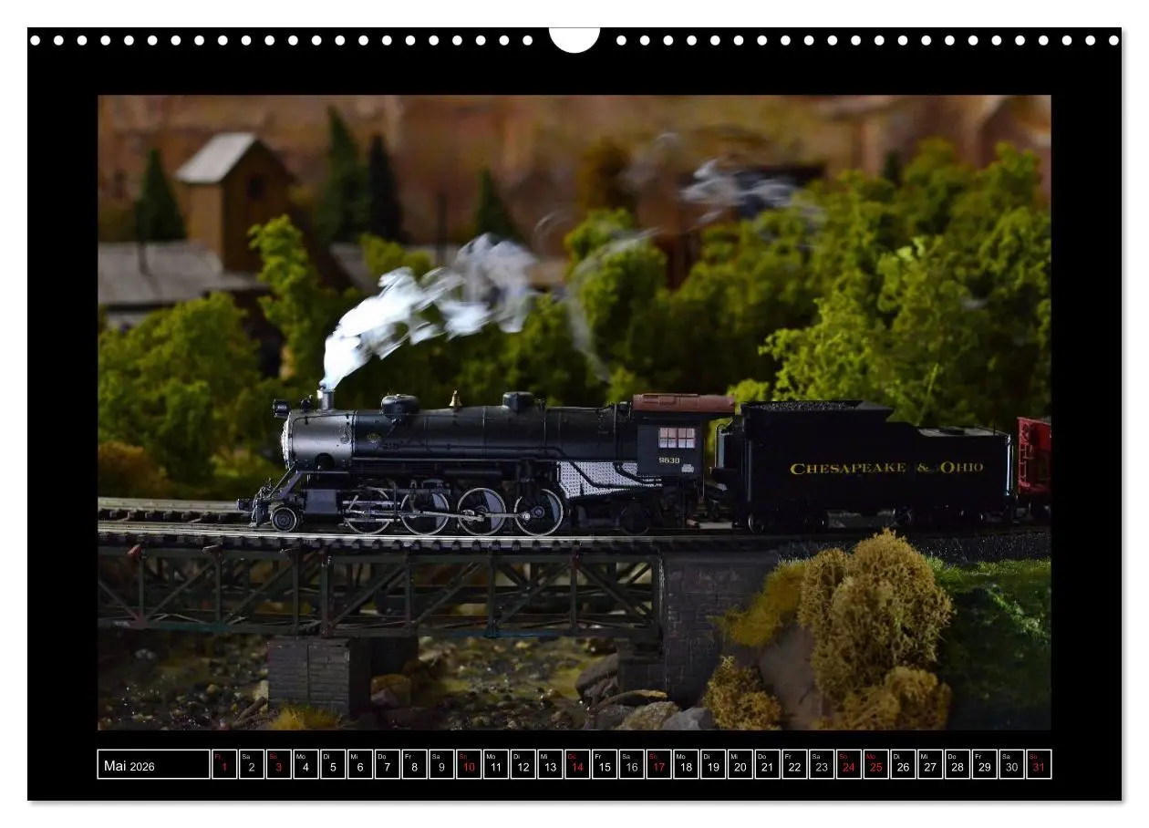 Bild: 9783516161700 | Amerikanische Modelleisenbahnen (Wandkalender 2026 DIN A3 quer),...