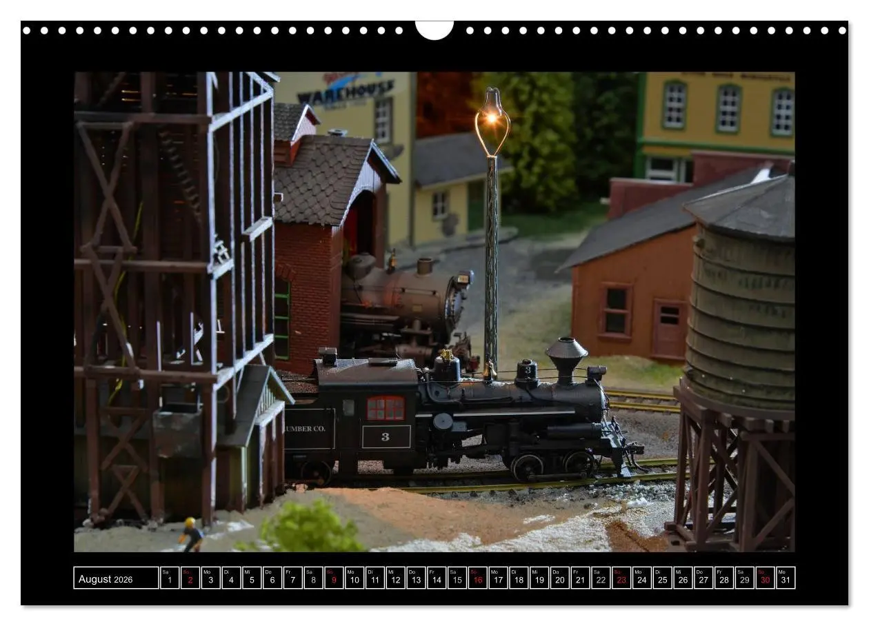 Bild: 9783516161700 | Amerikanische Modelleisenbahnen (Wandkalender 2026 DIN A3 quer),...