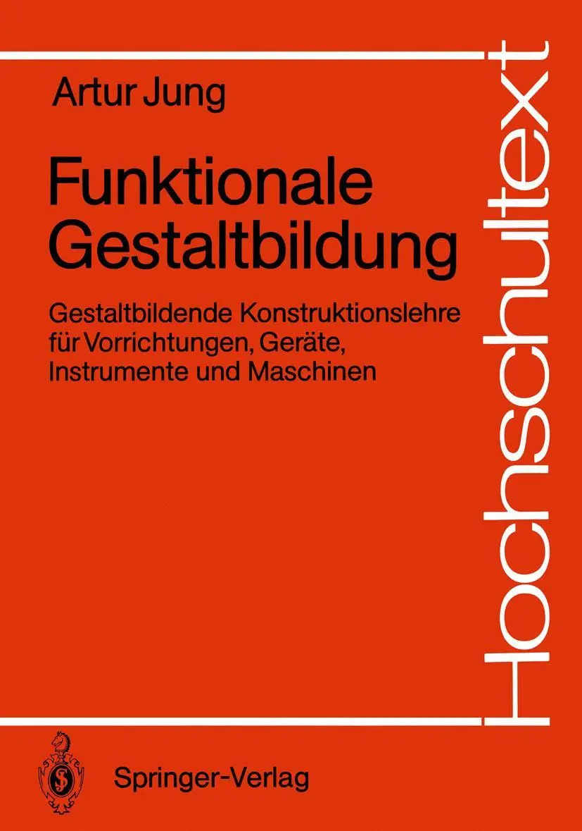 Cover: 9783540511700 | Funktionale Gestaltbildung | Artur Jung | Taschenbuch | viii | Deutsch