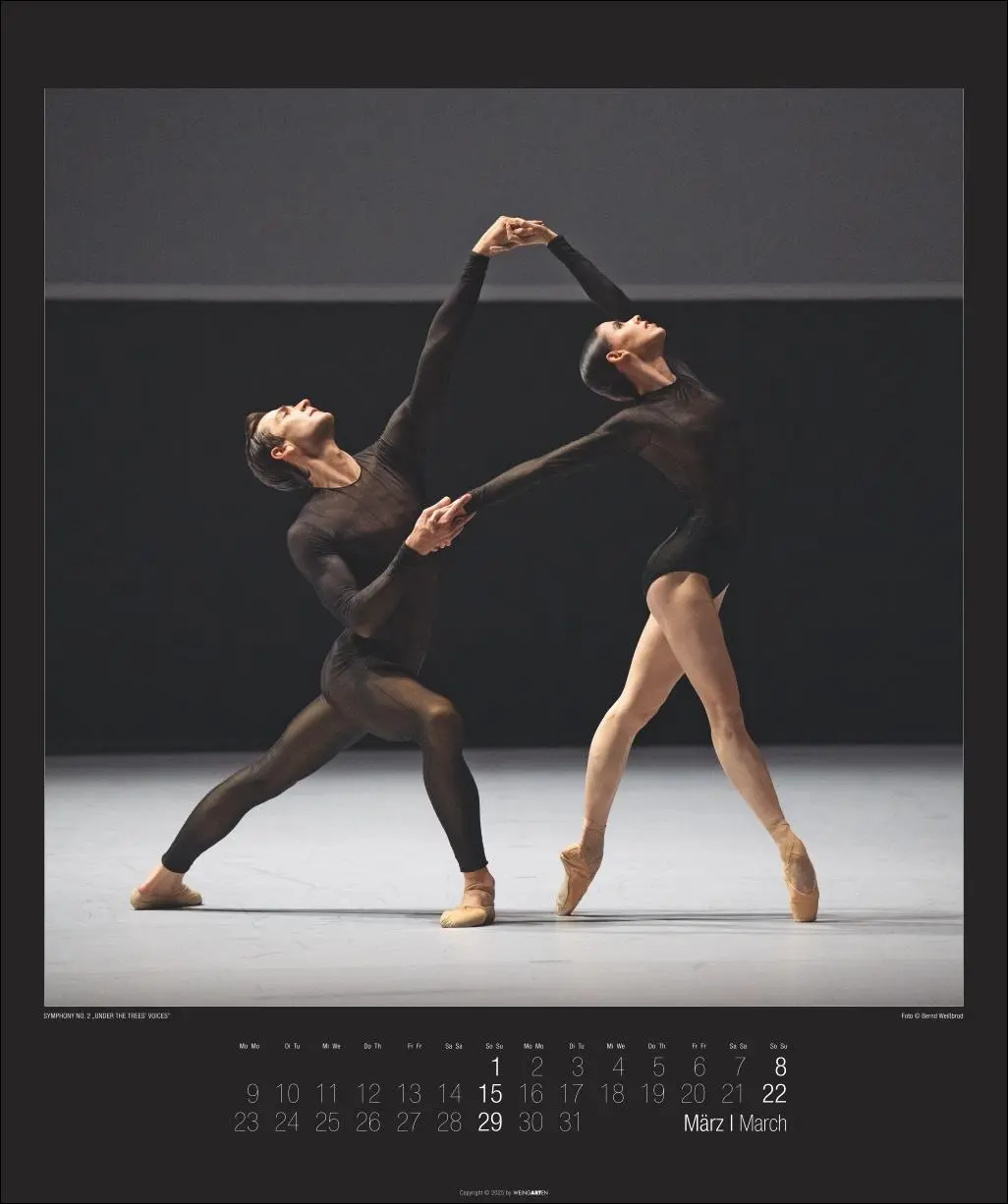 Bild: 9783839901700 | Stuttgarter Ballett Kalender 2026 | Tamas/Weißbrod, Bernd Detrich