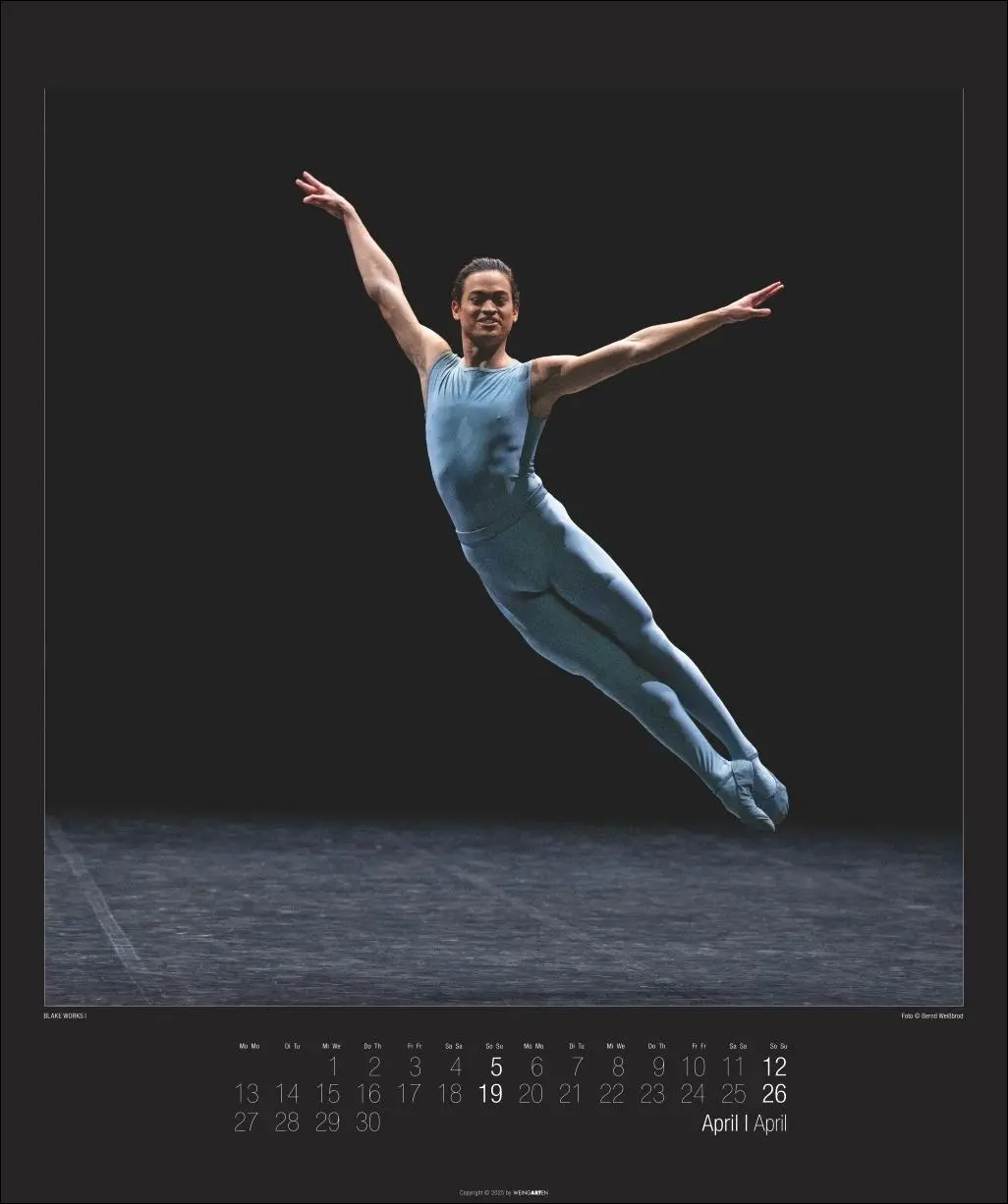 Bild: 9783839901700 | Stuttgarter Ballett Kalender 2026 | Tamas/Weißbrod, Bernd Detrich