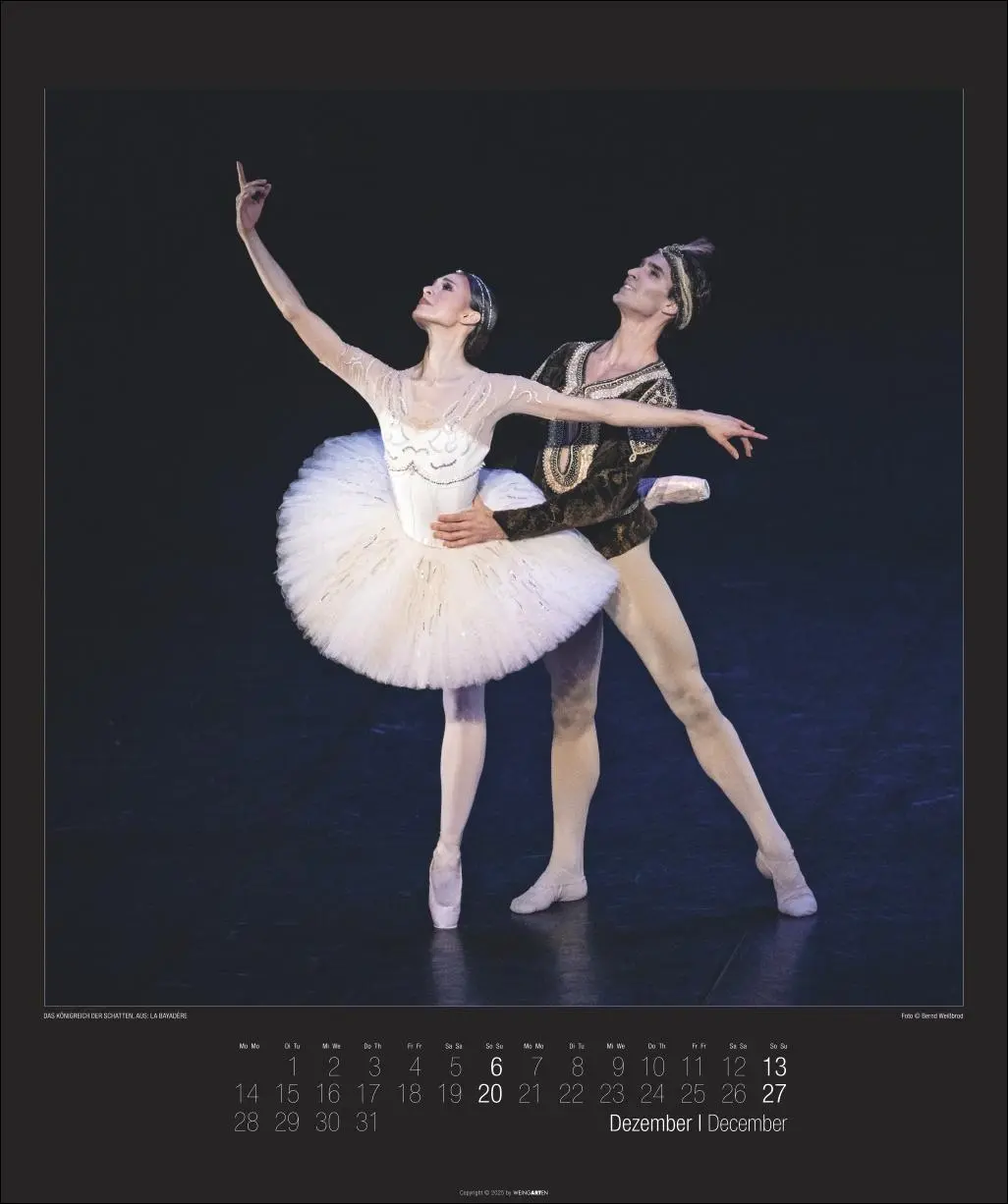Bild: 9783839901700 | Stuttgarter Ballett Kalender 2026 | Tamas/Weißbrod, Bernd Detrich