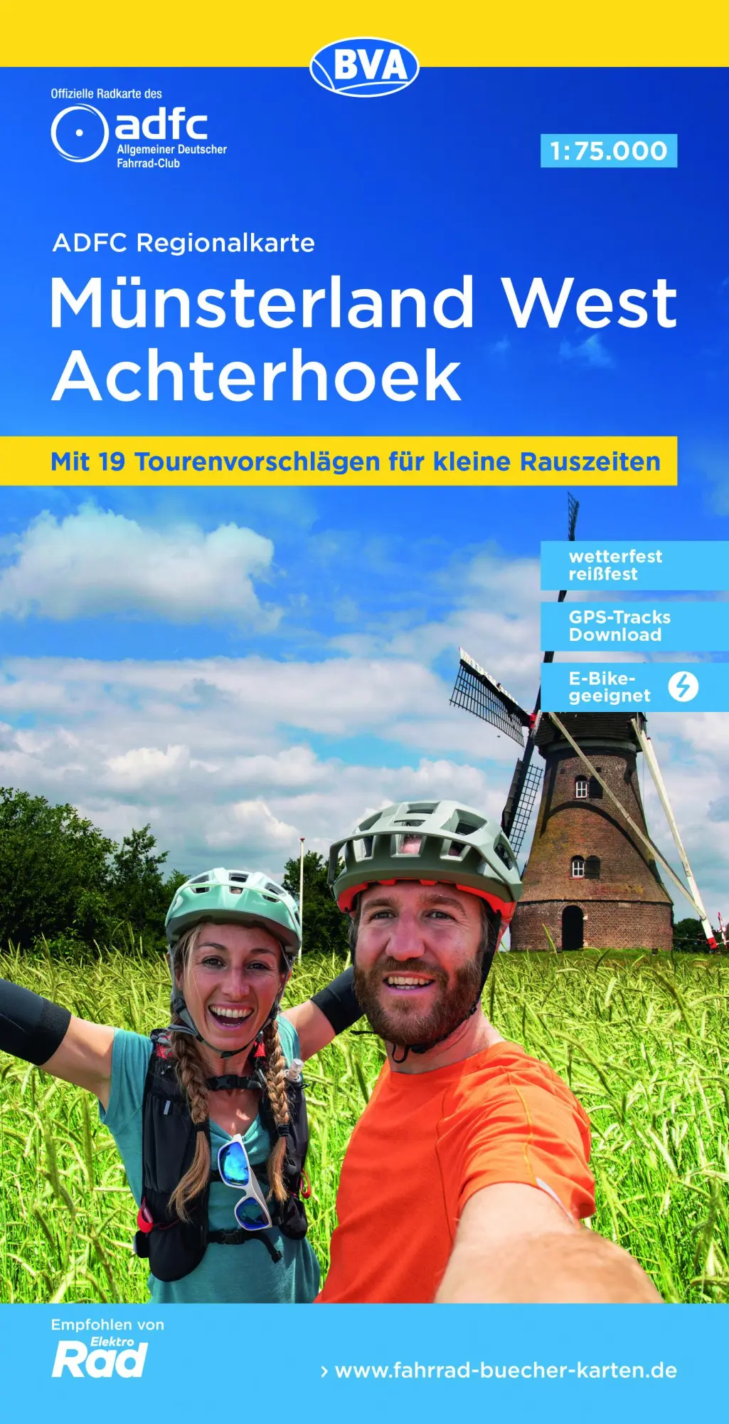 Cover: 9783969901700 | ADFC-Regionalkarte Münsterland West / Flusslandschaft Achterhoek,...