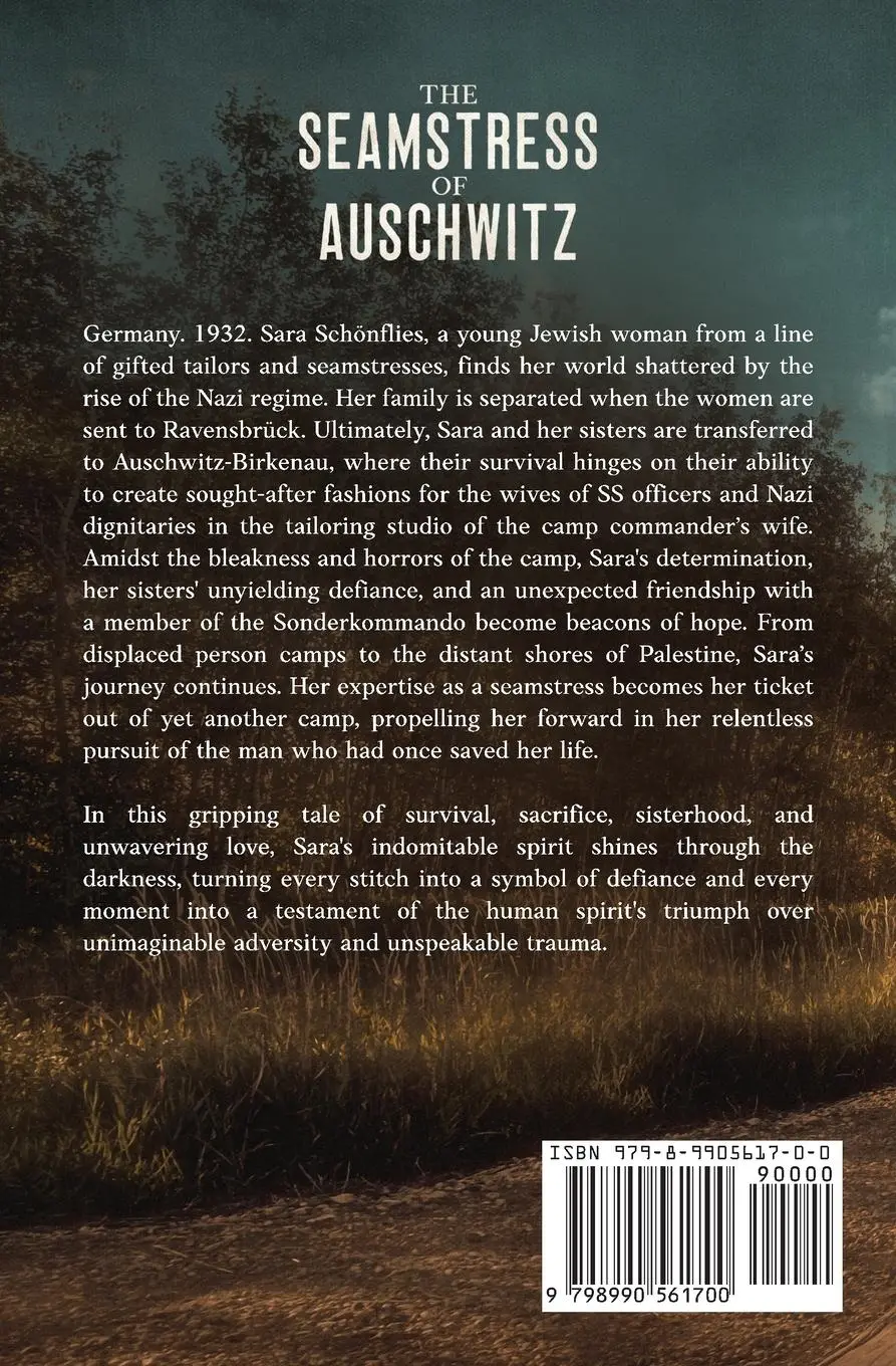 Rückseite: 9798990561700 | The Seamstress of Auschwitz | A WWII Historical Fiction Novel | McAdam