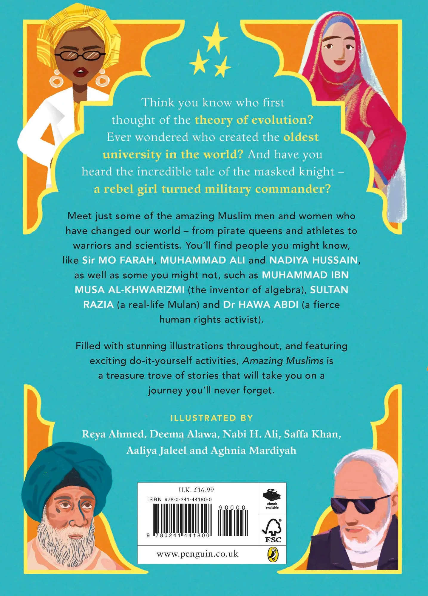 Rückseite: 9780241441800 | Amazing Muslims Who Changed the World | Burhana Islam | Buch | 2020