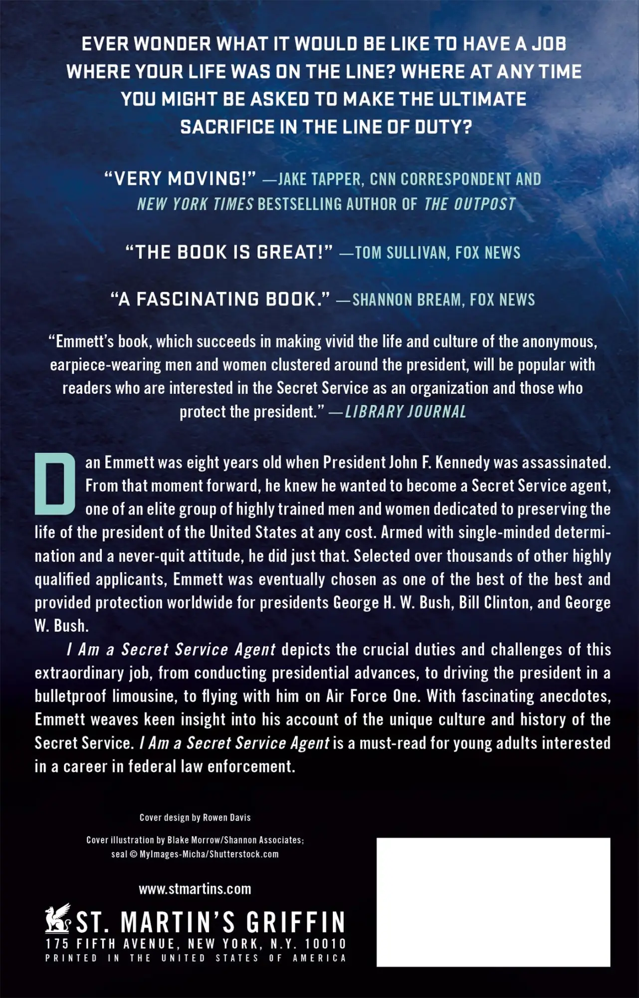 Rückseite: 9781250181800 | I Am a Secret Service Agent | Dan Emmett | Taschenbuch | Englisch