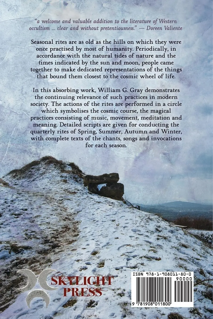 Rückseite: 9781908011800 | Seasonal Occult Rituals | William G. Gray | Taschenbuch | Englisch