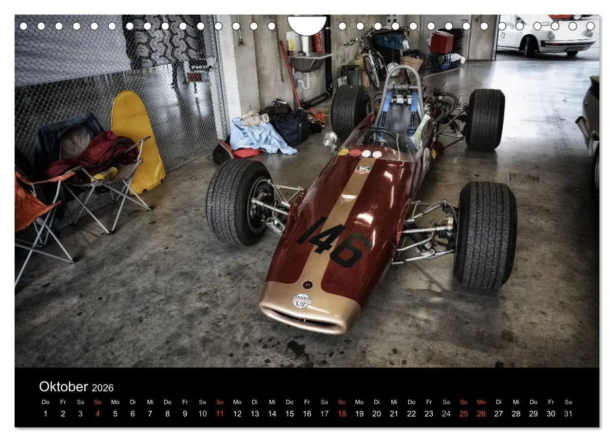 Bild: 9783516151800 | Raceday (Wandkalender 2026 DIN A4 quer), CALVENDO Monatskalender