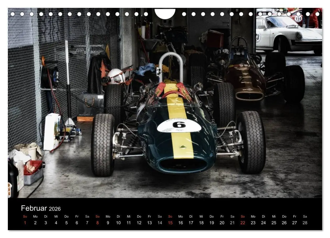 Bild: 9783516151800 | Raceday (Wandkalender 2026 DIN A4 quer), CALVENDO Monatskalender