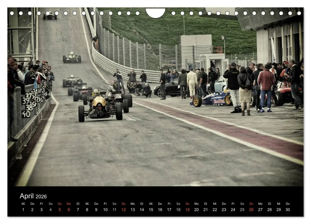Bild: 9783516151800 | Raceday (Wandkalender 2026 DIN A4 quer), CALVENDO Monatskalender