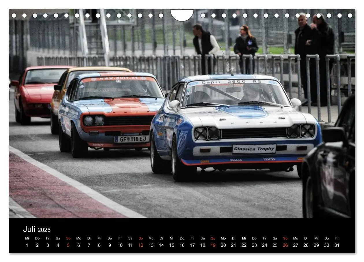 Bild: 9783516151800 | Raceday (Wandkalender 2026 DIN A4 quer), CALVENDO Monatskalender
