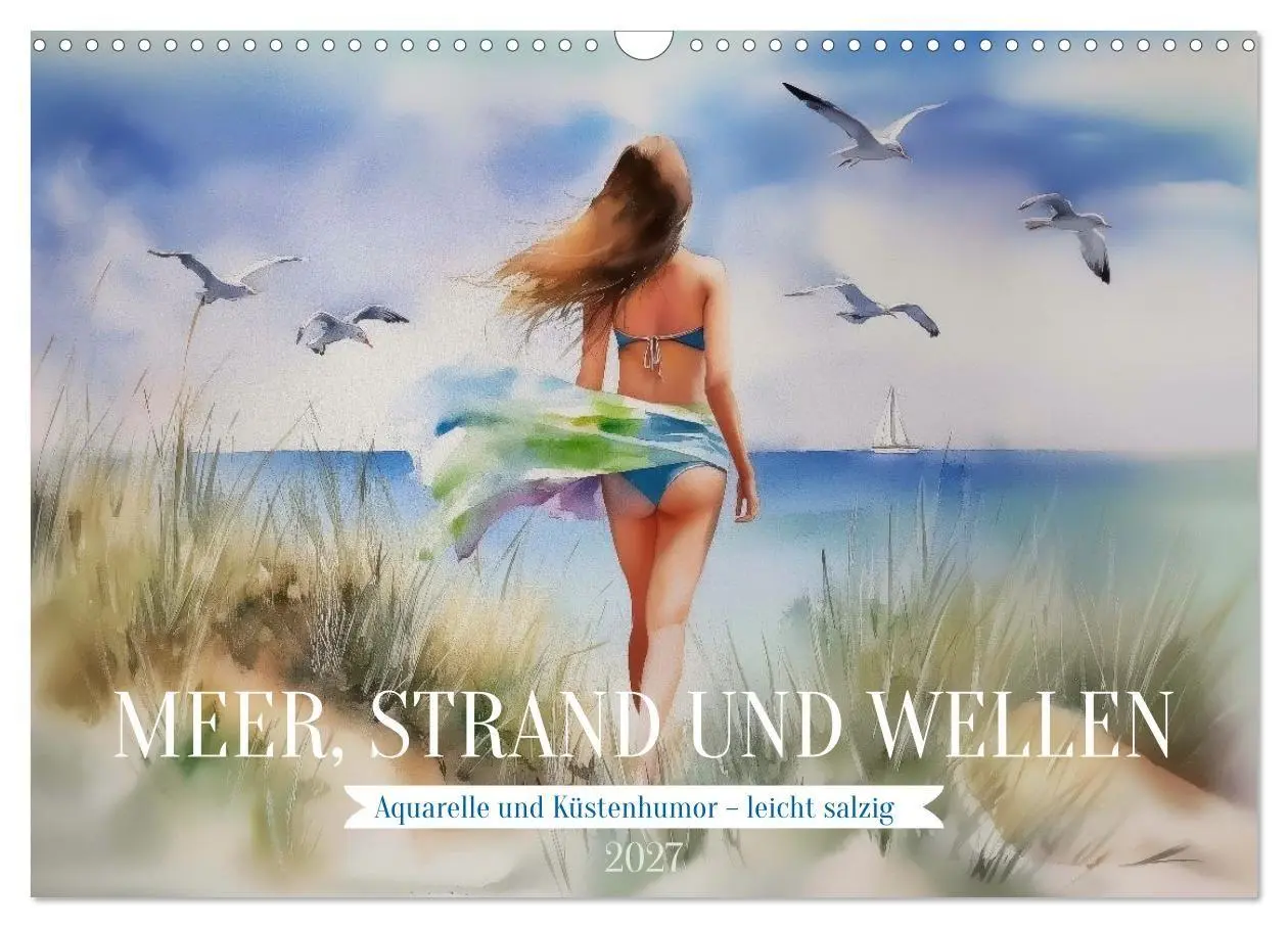 Cover: 9783516771800 | Meer, Strand und Wellen (Wandkalender 2027 DIN A3 quer), CALVENDO...