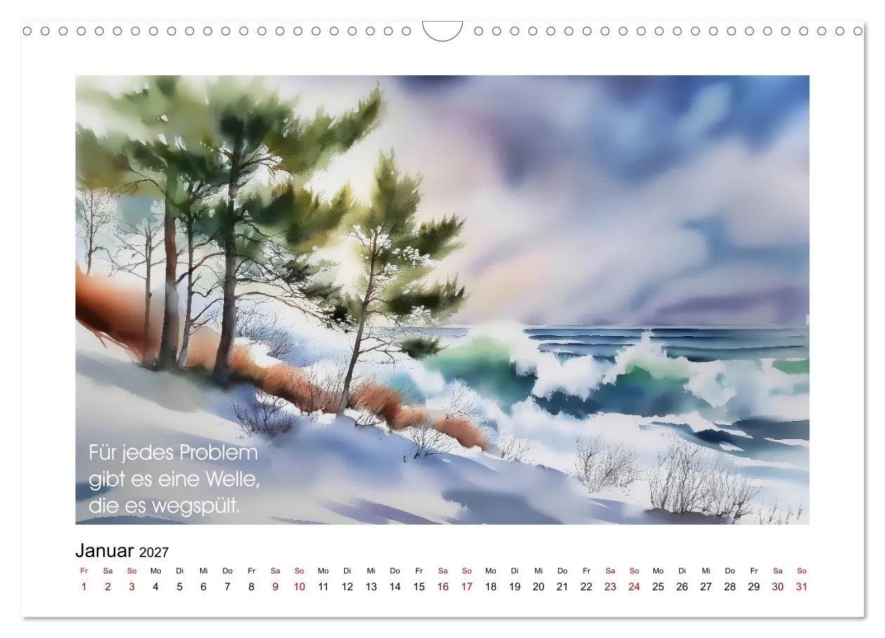 Bild: 9783516771800 | Meer, Strand und Wellen (Wandkalender 2027 DIN A3 quer), CALVENDO...