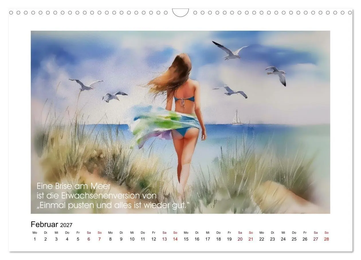 Bild: 9783516771800 | Meer, Strand und Wellen (Wandkalender 2027 DIN A3 quer), CALVENDO...