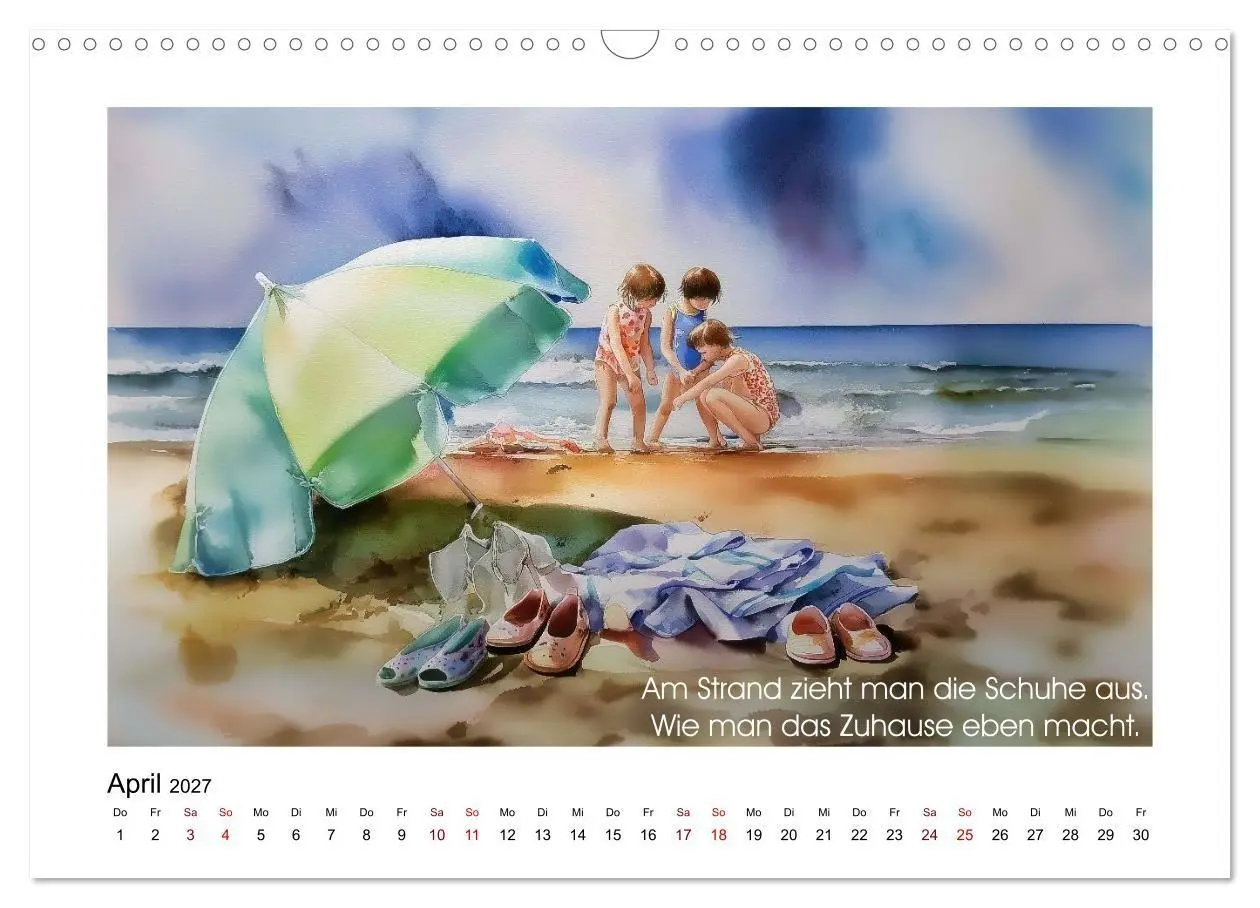 Bild: 9783516771800 | Meer, Strand und Wellen (Wandkalender 2027 DIN A3 quer), CALVENDO...