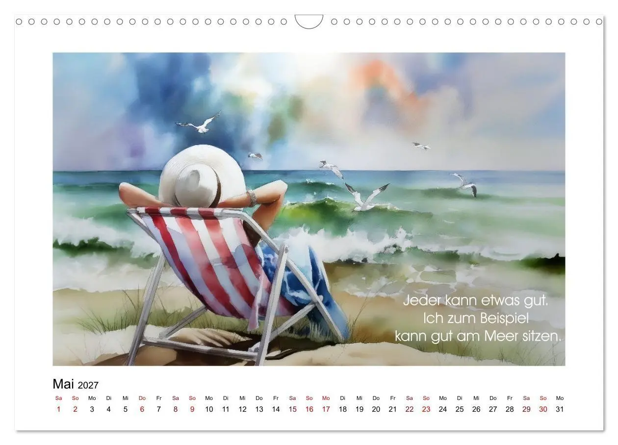 Bild: 9783516771800 | Meer, Strand und Wellen (Wandkalender 2027 DIN A3 quer), CALVENDO...