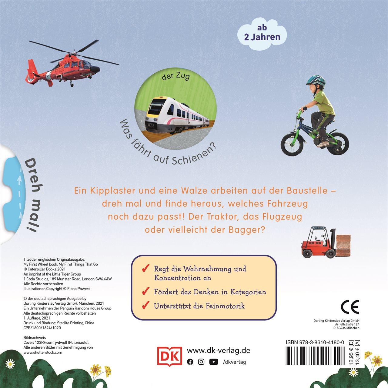 Rückseite: 9783831041800 | Erstes Lernen Drehen. So viele Fahrzeuge | DK Verlag - Kids | Buch
