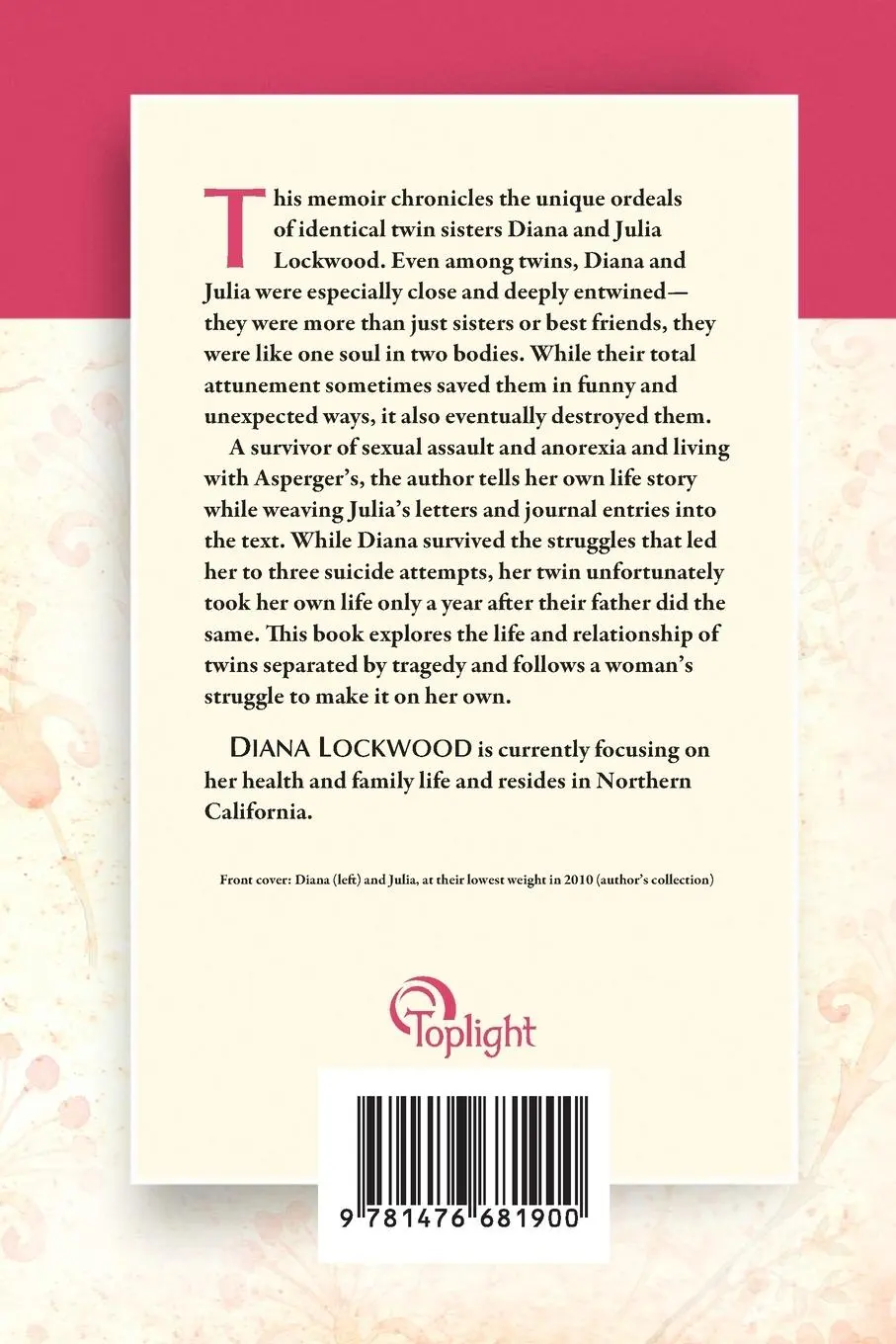 Rückseite: 9781476681900 | The Surviving Twin | A Memoir of Asperger's, Anorexia and Loss | Buch