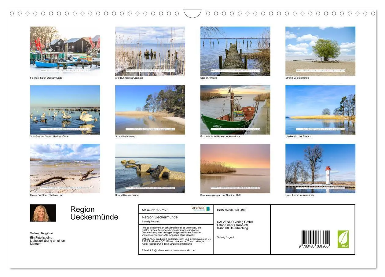 Bild: 9783435031900 | Region Ueckermünde (Wandkalender 2025 DIN A3 quer), CALVENDO...