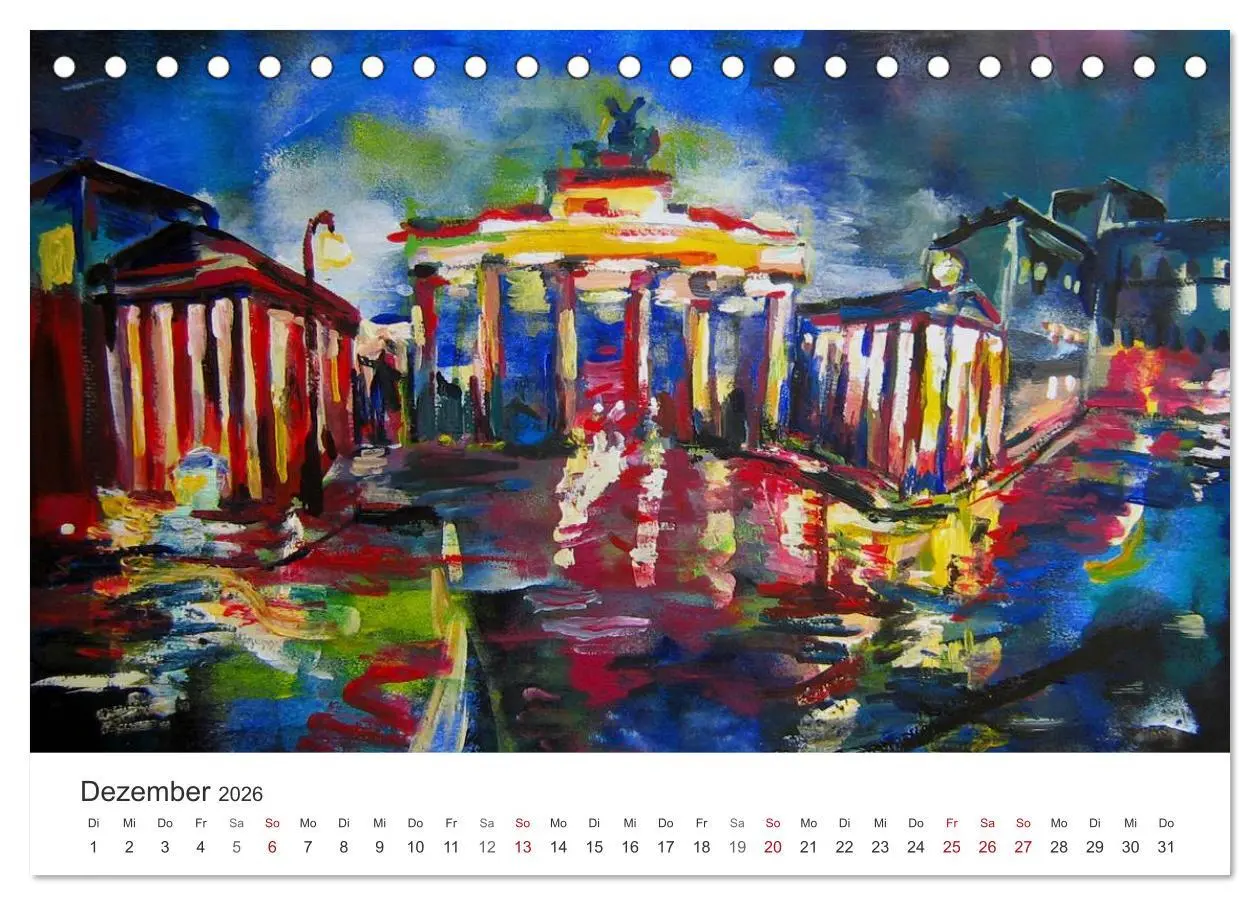 Bild: 9783457981900 | Berlin erlebt und gemalt - Renée König (Tischkalender 2026 DIN A5...