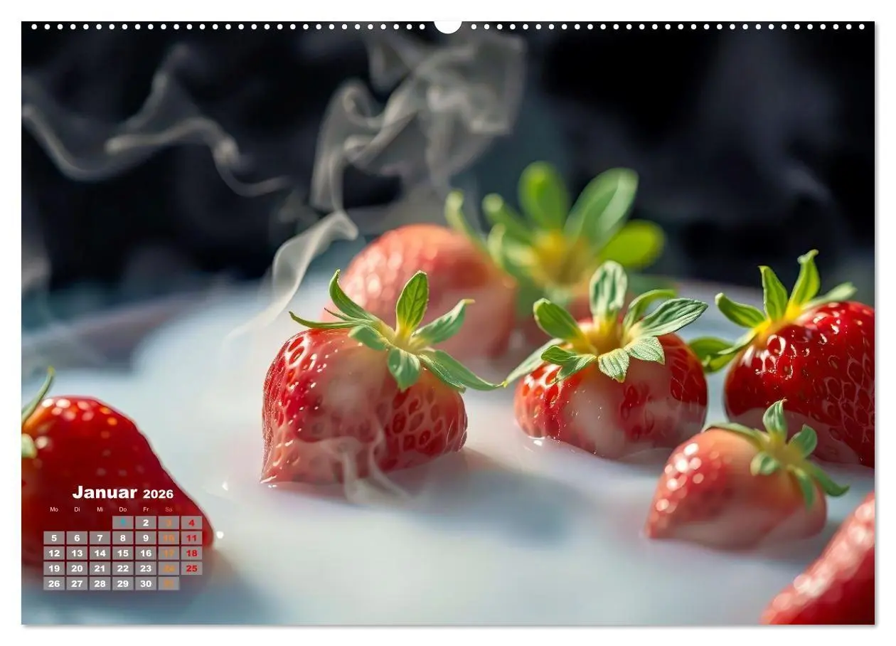 Bild: 9783516691900 | Superfood Blaubeeren und Erdbeeren (Wandkalender 2026 DIN A2 quer),...