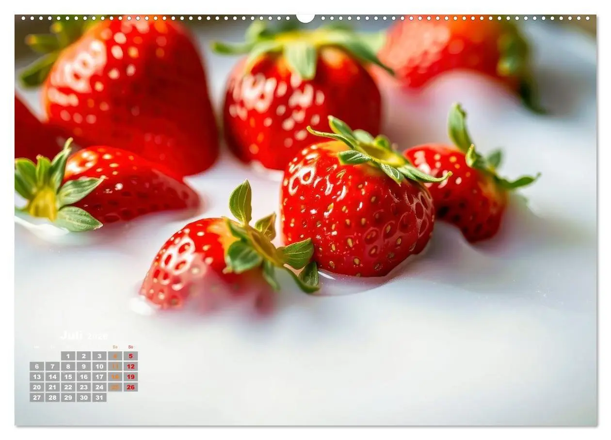 Bild: 9783516691900 | Superfood Blaubeeren und Erdbeeren (Wandkalender 2026 DIN A2 quer),...