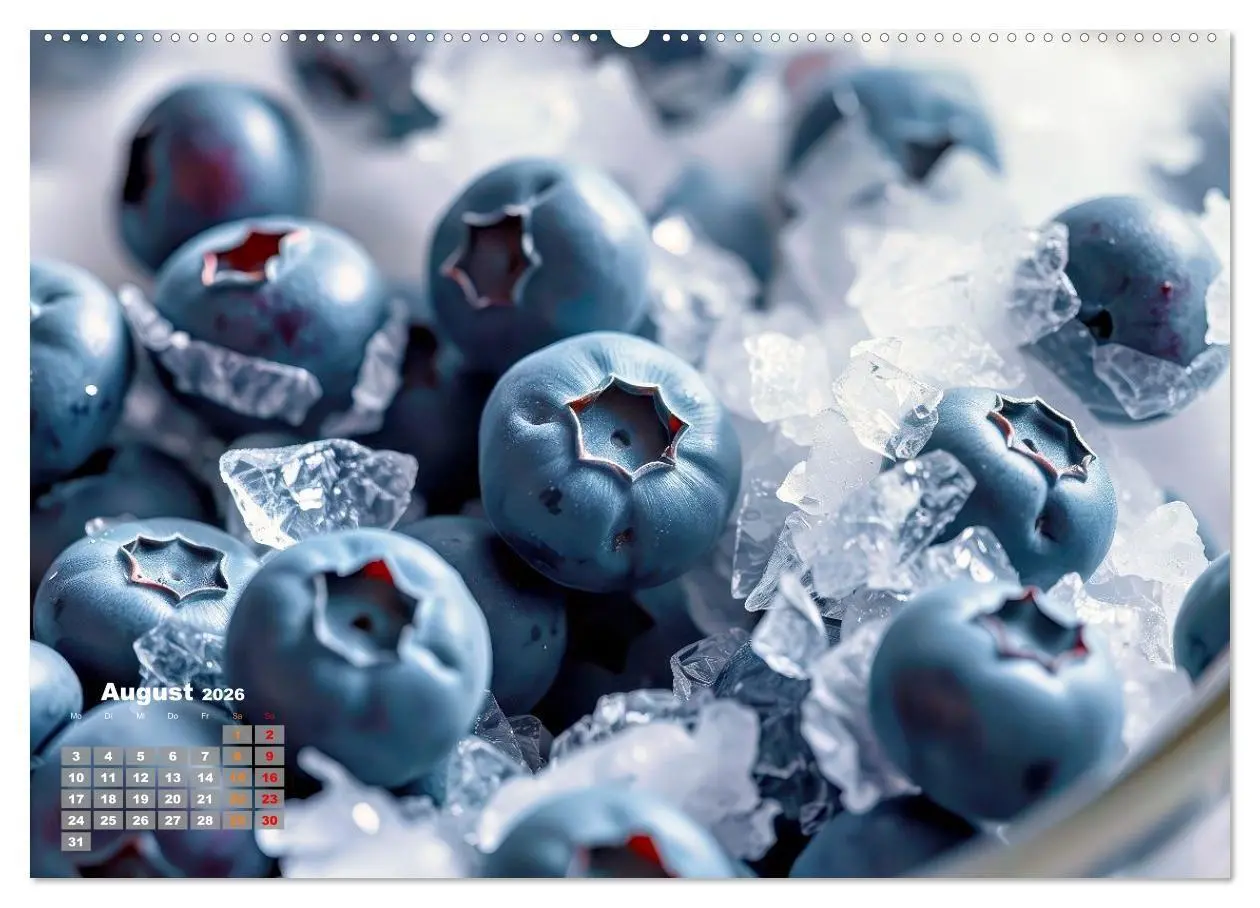 Bild: 9783516691900 | Superfood Blaubeeren und Erdbeeren (Wandkalender 2026 DIN A2 quer),...