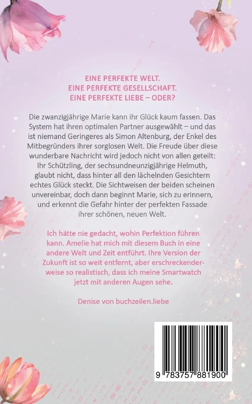 Rückseite: 9783757881900 | Zu perfekt, um glücklich zu sein | Amelie Morel | Taschenbuch | 262 S.