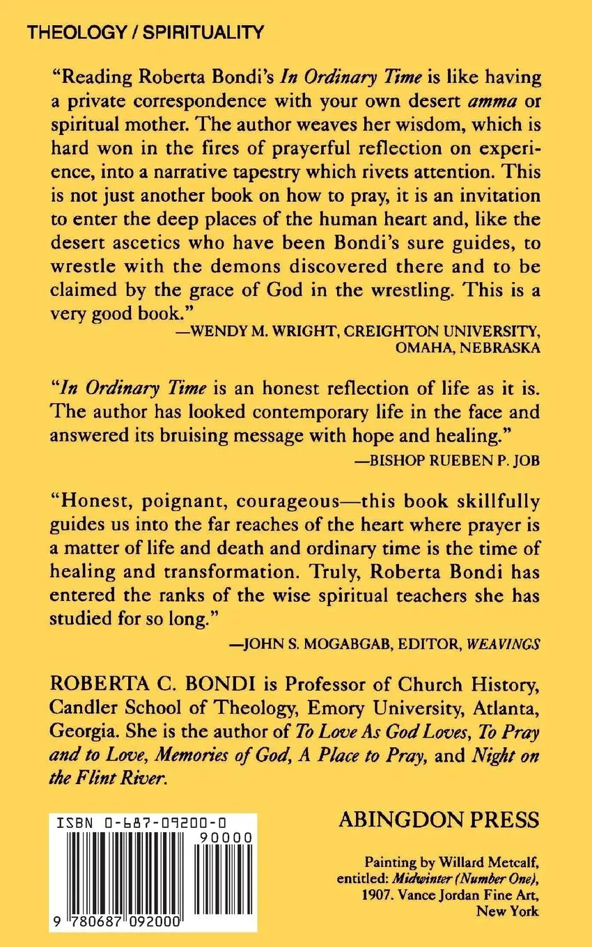 Rückseite: 9780687092000 | In Ordinary Time | Healing the Wounds of the Heart | Roberta C. Bondi