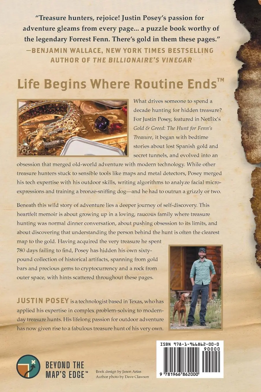Rückseite: 9781966862000 | Beyond the Map's Edge | Justin M Posey | Buch | Englisch | 2025