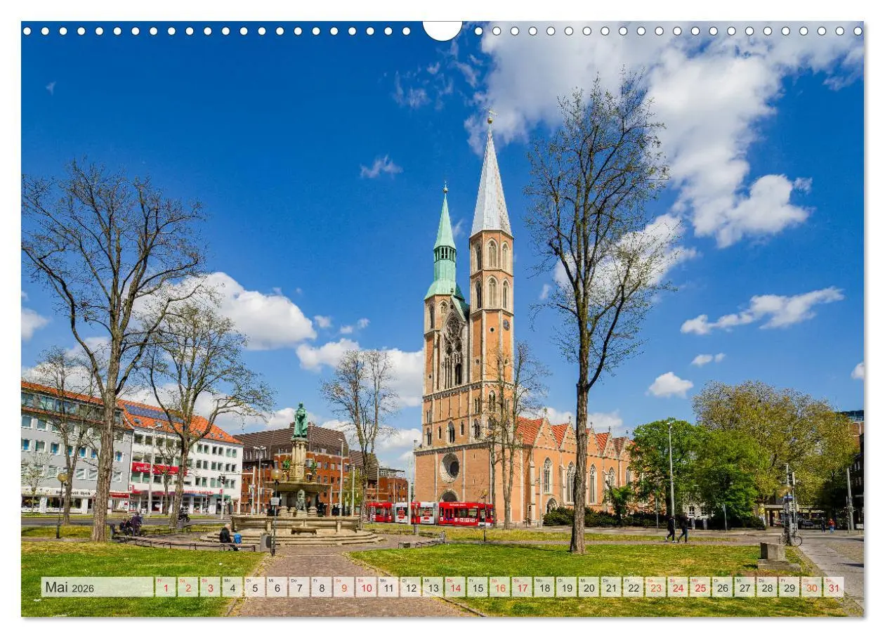 Bild: 9783457702000 | Braunschweig Impressionen (Wandkalender 2026 DIN A3 quer), CALVENDO...