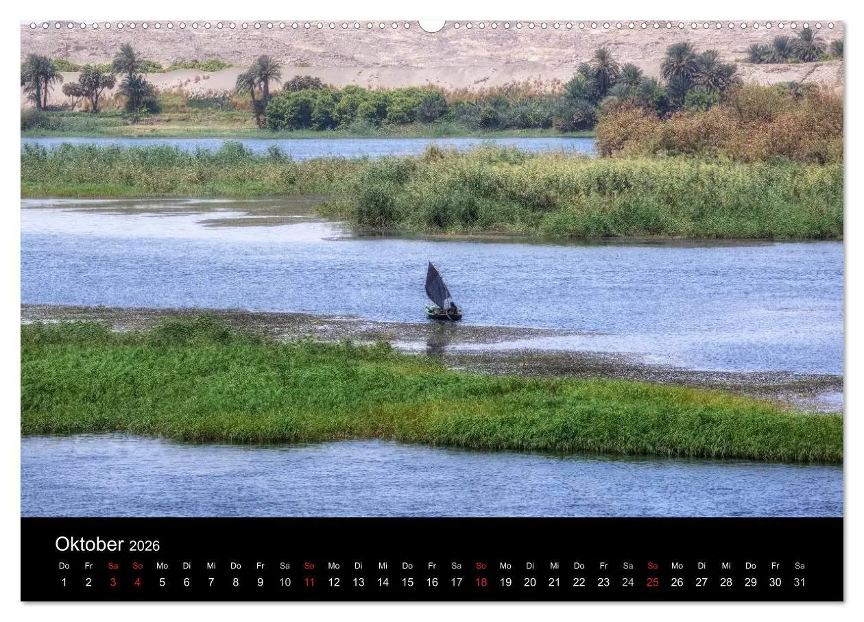 Bild: 9783516032000 | Ägypten (hochwertiger Premium Wandkalender 2026 DIN A2 quer),...