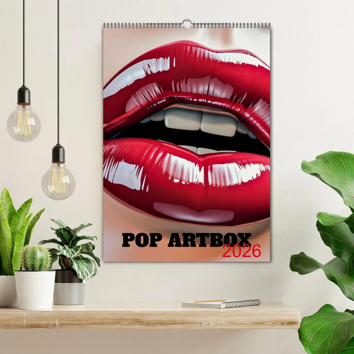Bild: 9783516272000 | Pop Artbox (Wandkalender 2026 DIN A2 hoch), CALVENDO Monatskalender