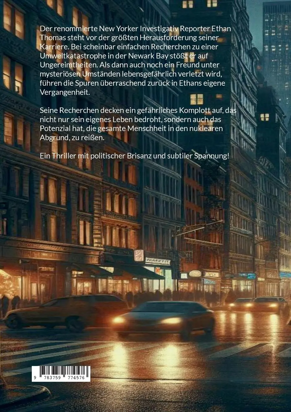 Rückseite: 9783759752000 | Sturmvogel | Thriller | Martin Minier | Taschenbuch | 562 S. | Deutsch