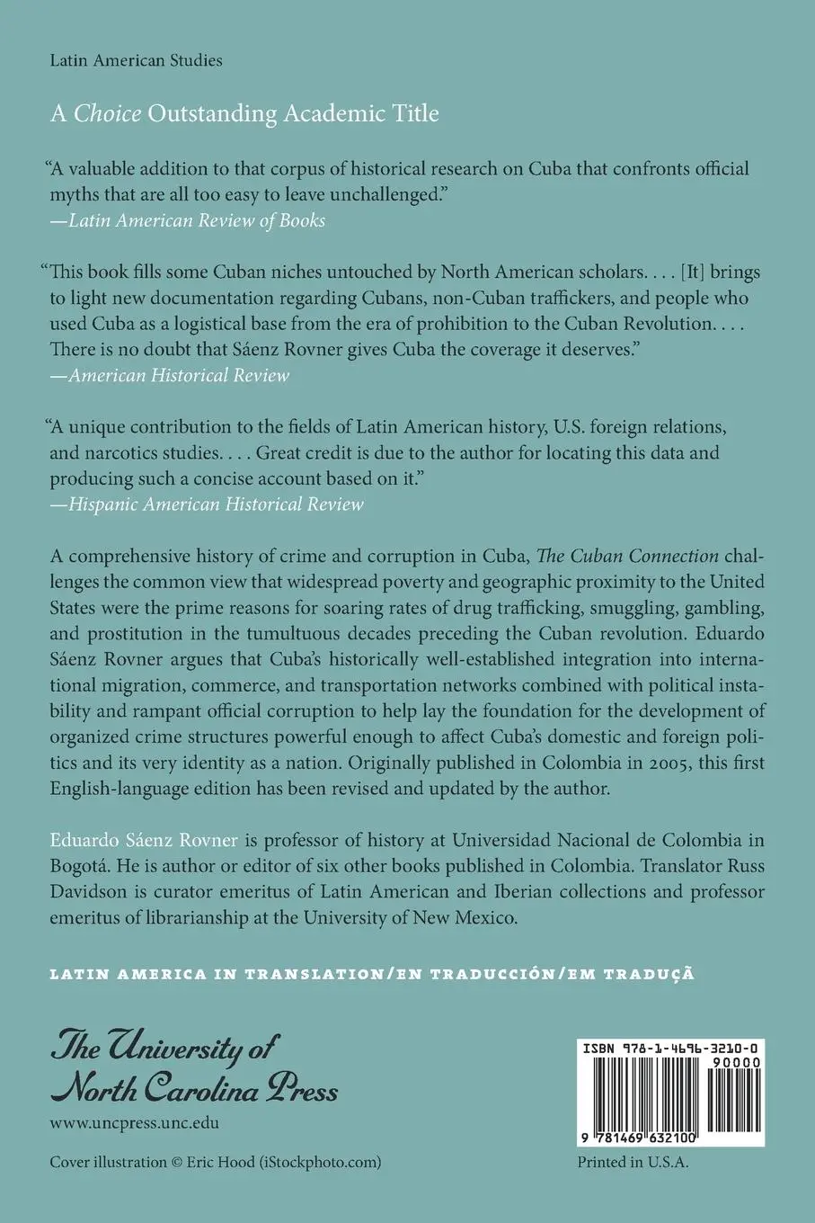 Rückseite: 9781469632100 | The Cuban Connection | Eduardo Sáenz Rovner | Taschenbuch | Englisch