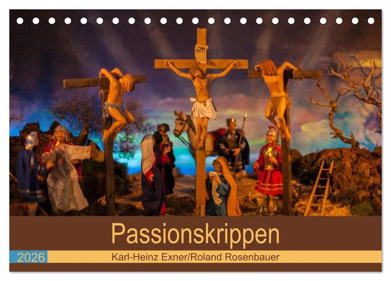 Cover: 9783457862100 | Passionskrippen (Tischkalender 2026 DIN A5 quer), CALVENDO...