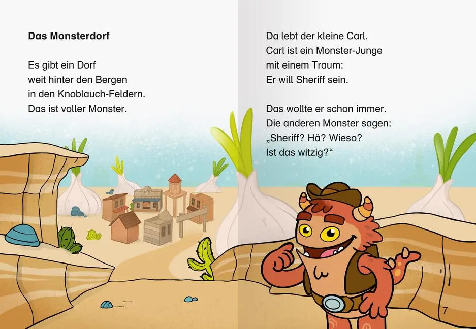 Bild: 9783473462100 | Leserabe 1. Lesestufe - Der Monster-Sheriff | Christian Seltmann