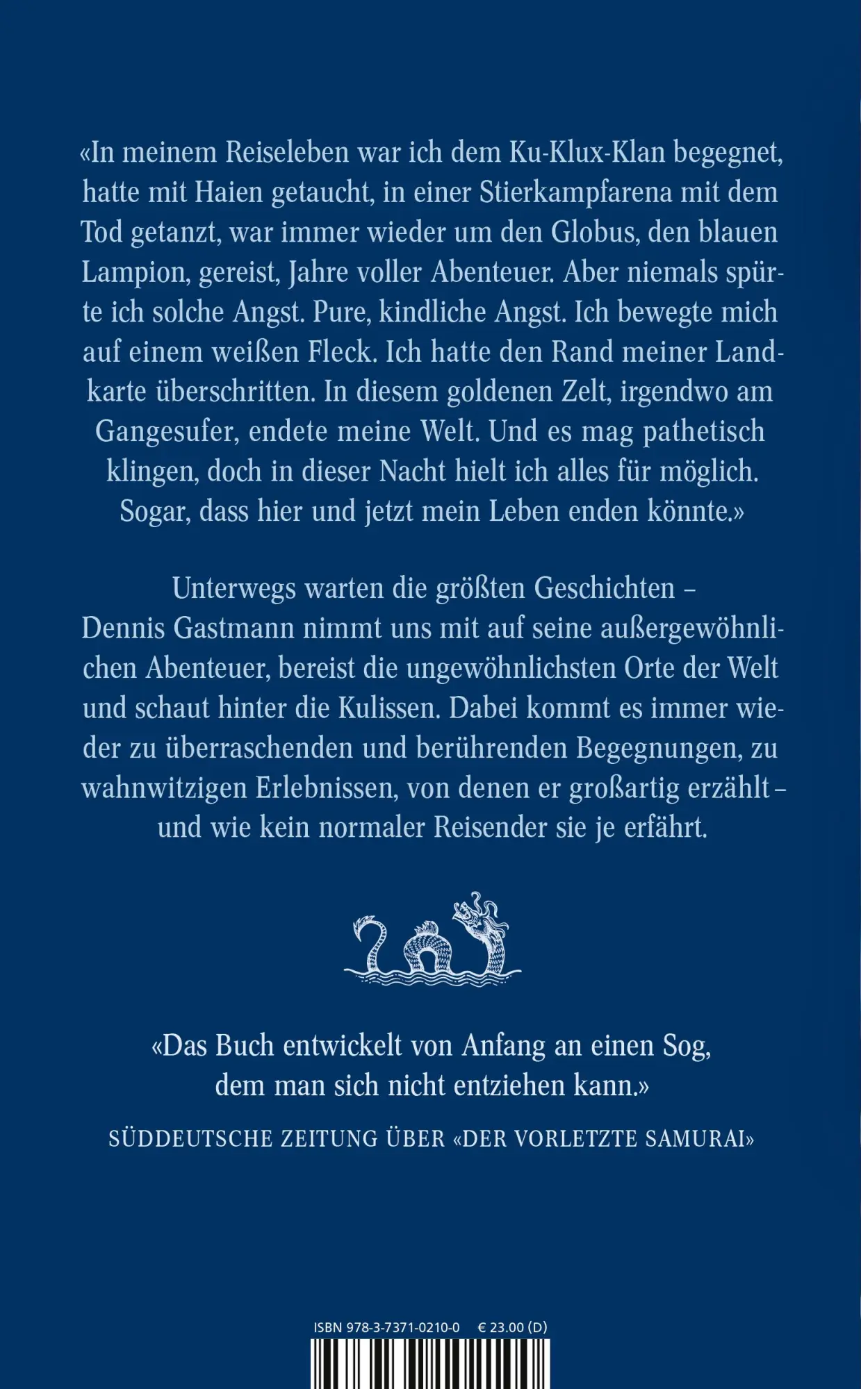 Rückseite: 9783737102100 | Der blaue Lampion | Dennis Gastmann | Buch | 272 S. | Deutsch | 2024