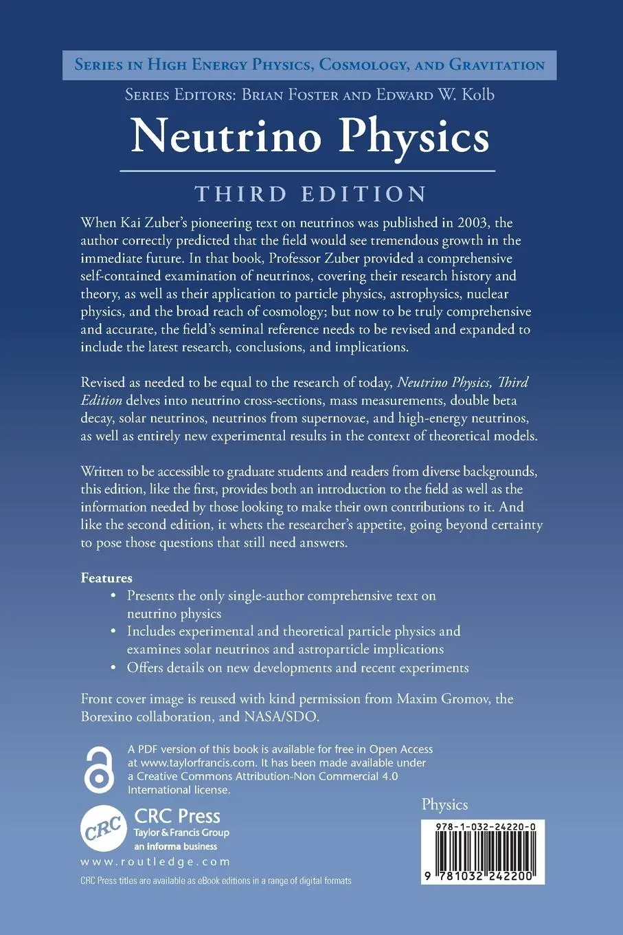 Rückseite: 9781032242200 | Neutrino Physics | Kai Zuber | Taschenbuch | Englisch | 2021