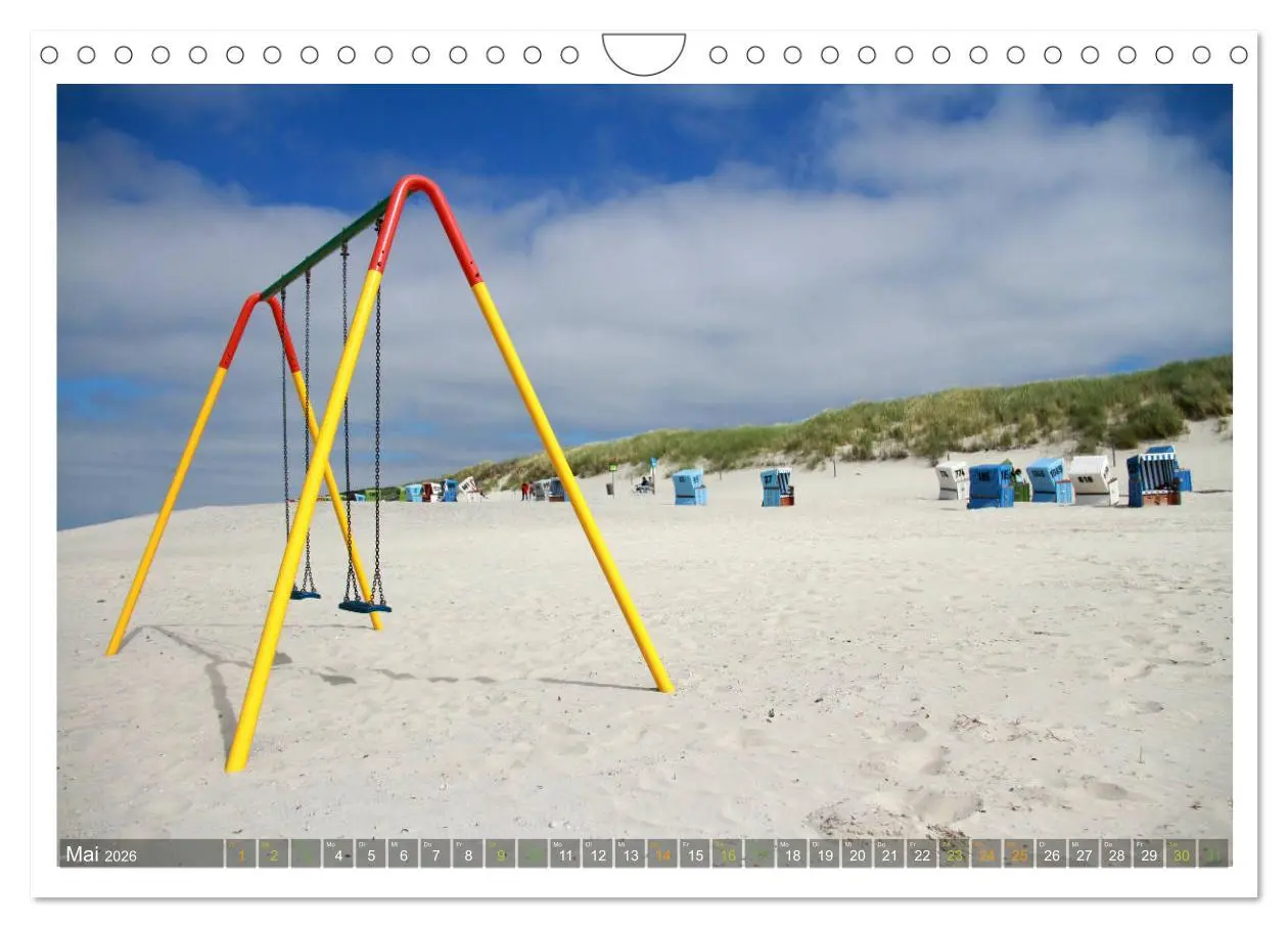 Bild: 9783457782200 | OP LANGEOOG (Wandkalender 2026 DIN A4 quer), CALVENDO Monatskalender