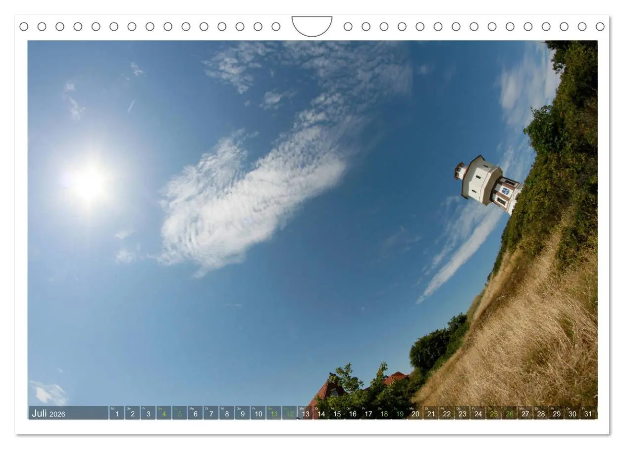 Bild: 9783457782200 | OP LANGEOOG (Wandkalender 2026 DIN A4 quer), CALVENDO Monatskalender