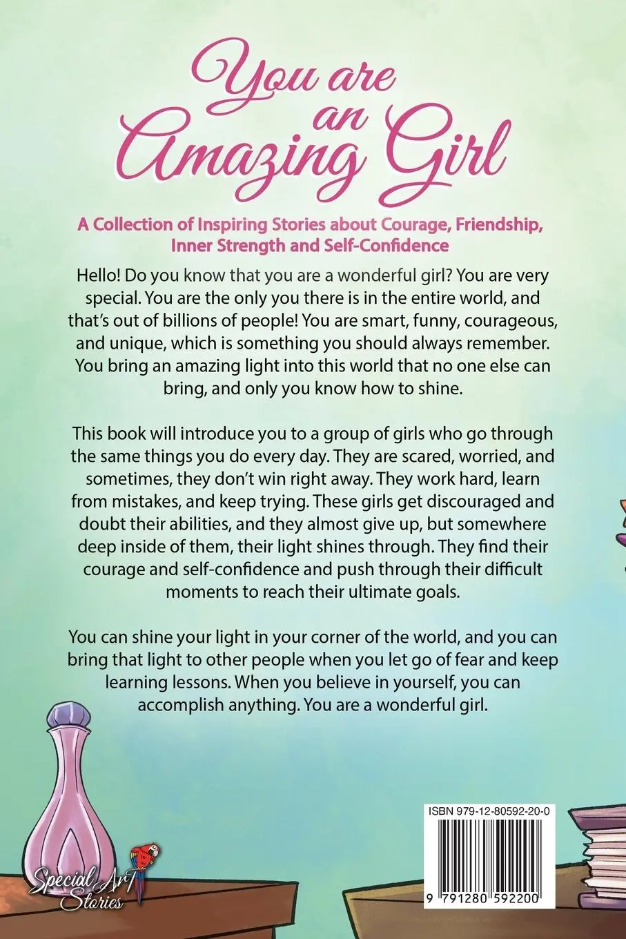Rückseite: 9791280592200 | You are an Amazing Girl | Special Art Stories (u. a.) | Taschenbuch