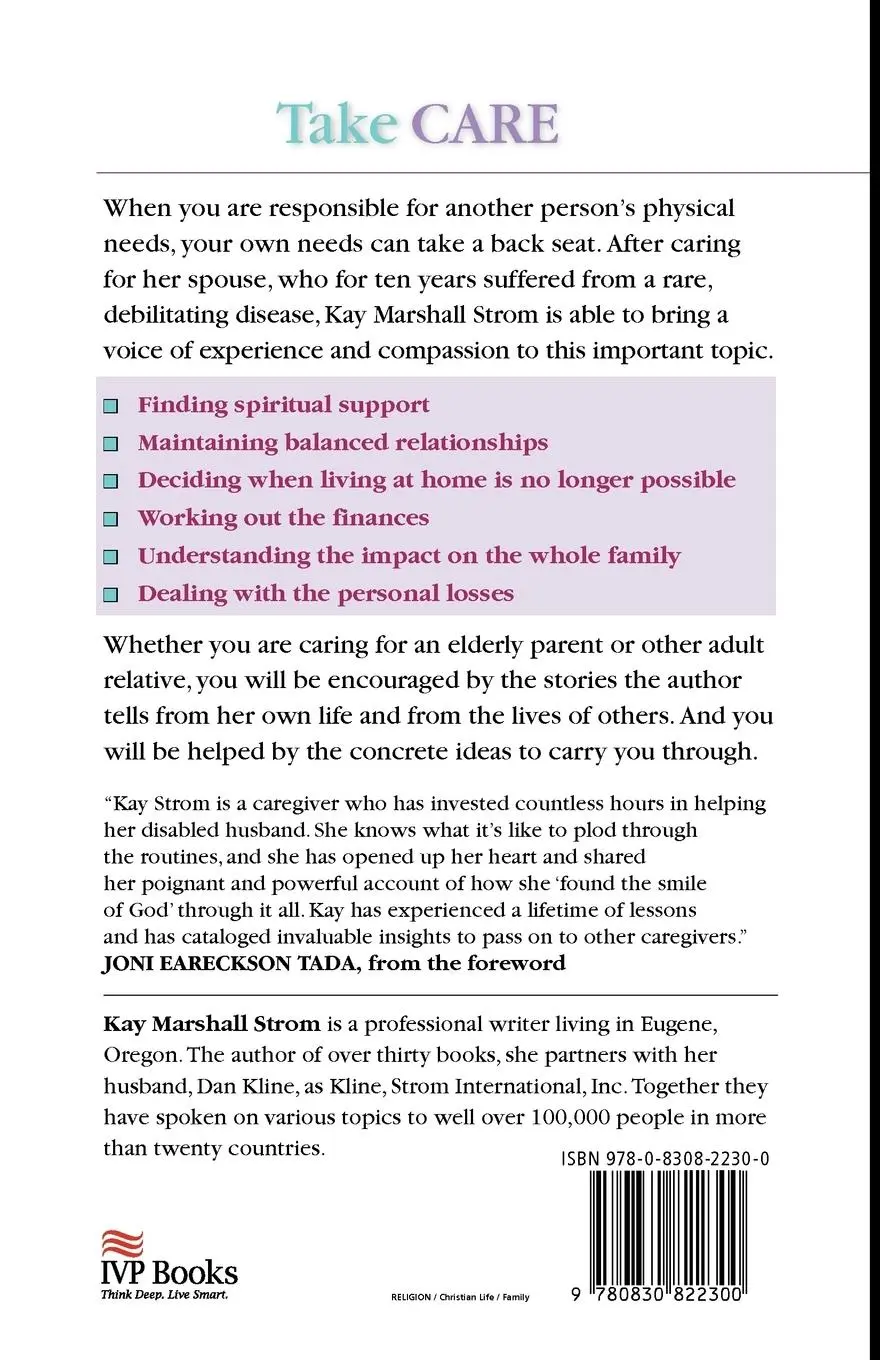 Rückseite: 9780830822300 | A Caregiver's Survival Guide | Kay Marshall Strom | Taschenbuch | 2012