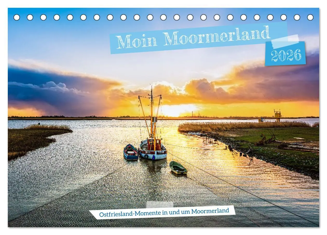 Cover: 9783457462300 | Moin Moormerland (Tischkalender 2026 DIN A5 quer), CALVENDO...