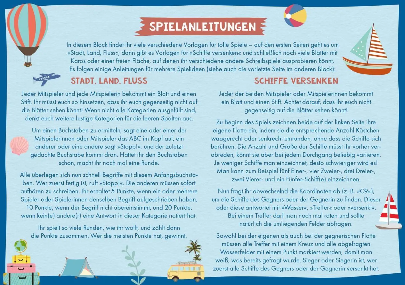 Rückseite: 4014489132400 | Der große Spieleblock für zwei | Spiel | Softcover | 96 S. | Deutsch