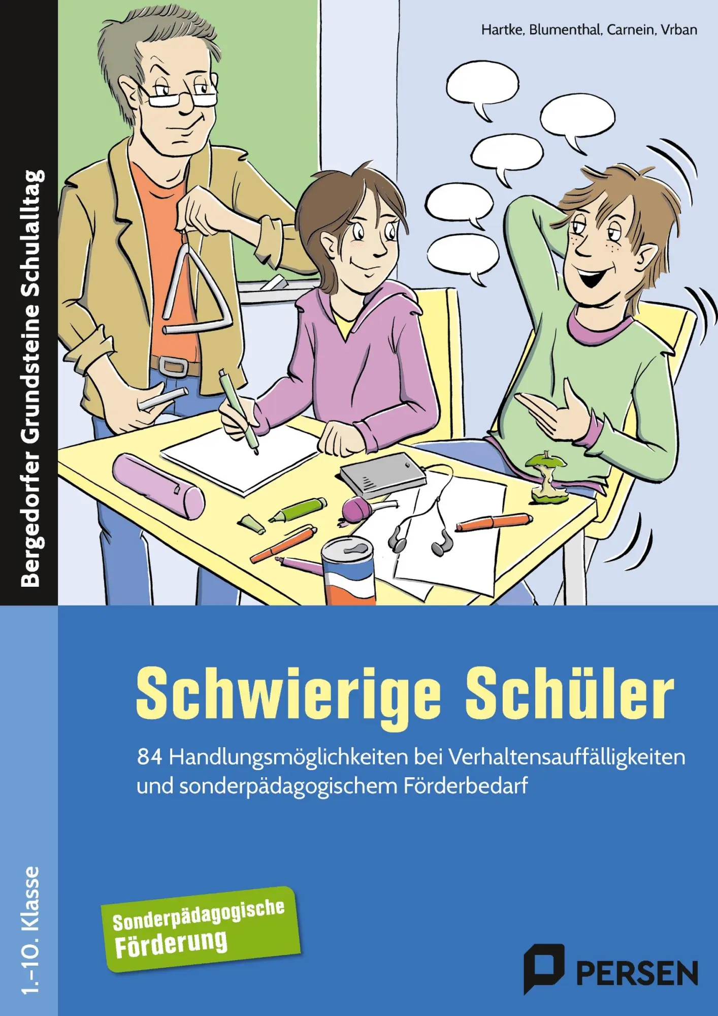 Cover: 9783403202400 | Schwierige Schüler - Förderschule | Bodo Hartke (u. a.) | Broschüre