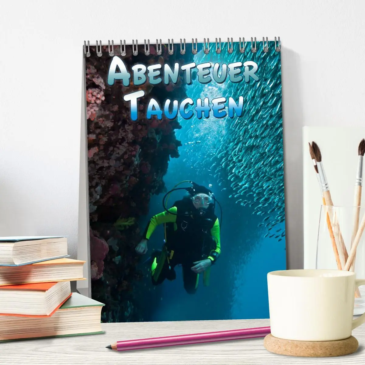 Bild: 9783516472400 | Abenteuer Tauchen (Tischkalender 2026 DIN A5 hoch), CALVENDO...