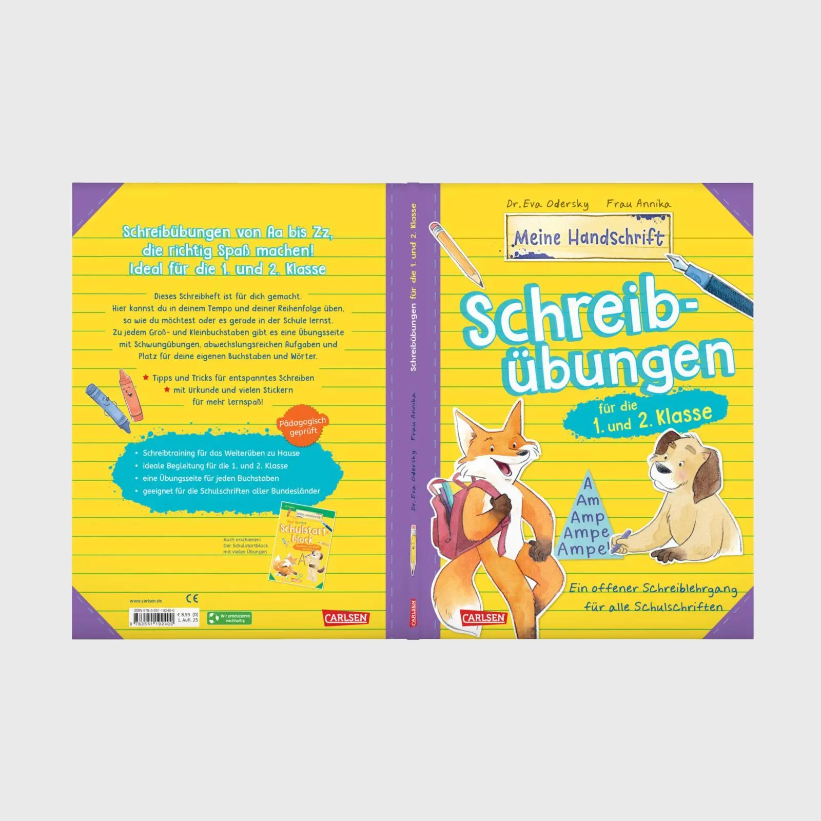 Bild: 9783551192400 | Schreibübungen für die 1. und 2. Klasse | Eva Odersky | Taschenbuch