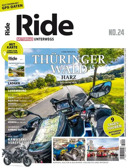Cover: 9783613322400 | RIDE - Motorrad unterwegs, No. 24 | Thüringer Wald/Harz | Taschenbuch
