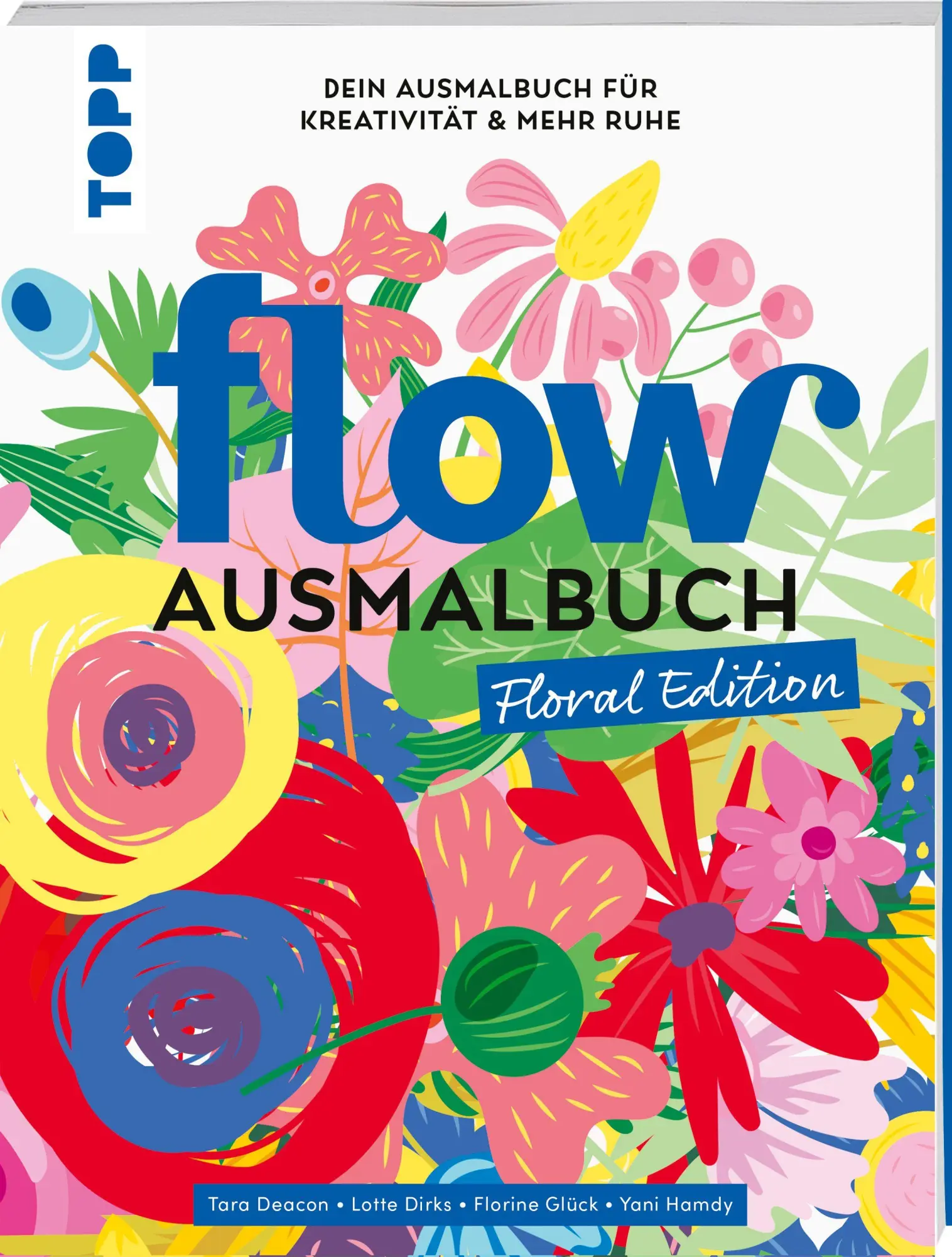 Cover: 9783735882400 | Flow® Ausmalbuch. Floral Edition | Yani Hamdy (u. a.) | Taschenbuch